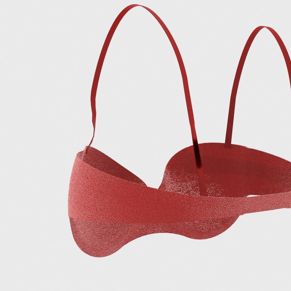 women s bra 3d model - Bra Womens... by Design2Render